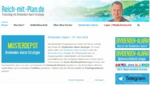 Mehr über den Artikel erfahren Dividenden-Alarm Strategie – Reich mit Plan von Alex Fischer