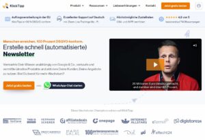 Mehr über den Artikel erfahren KlickTipp Erfahrungen und Preise 2023